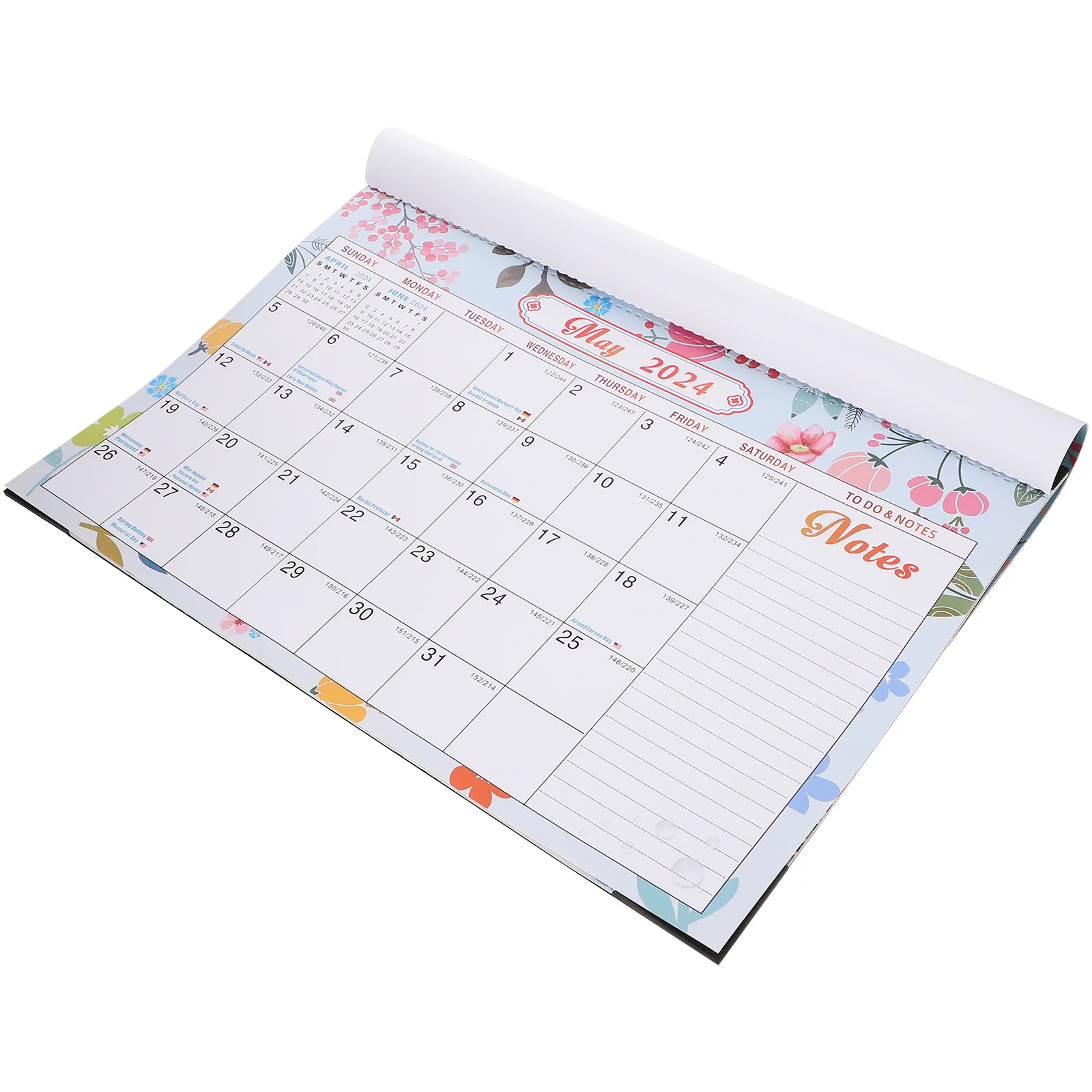

Wall Calendar English Calendar Monthly Calendar Wall Hanging Calendar Household Calendar