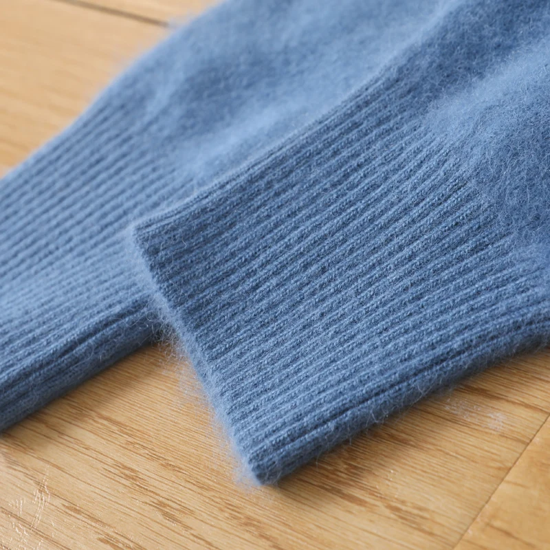 Осень и зима новый мужской 100% чистый норковый бархат трикотажная рубашка с