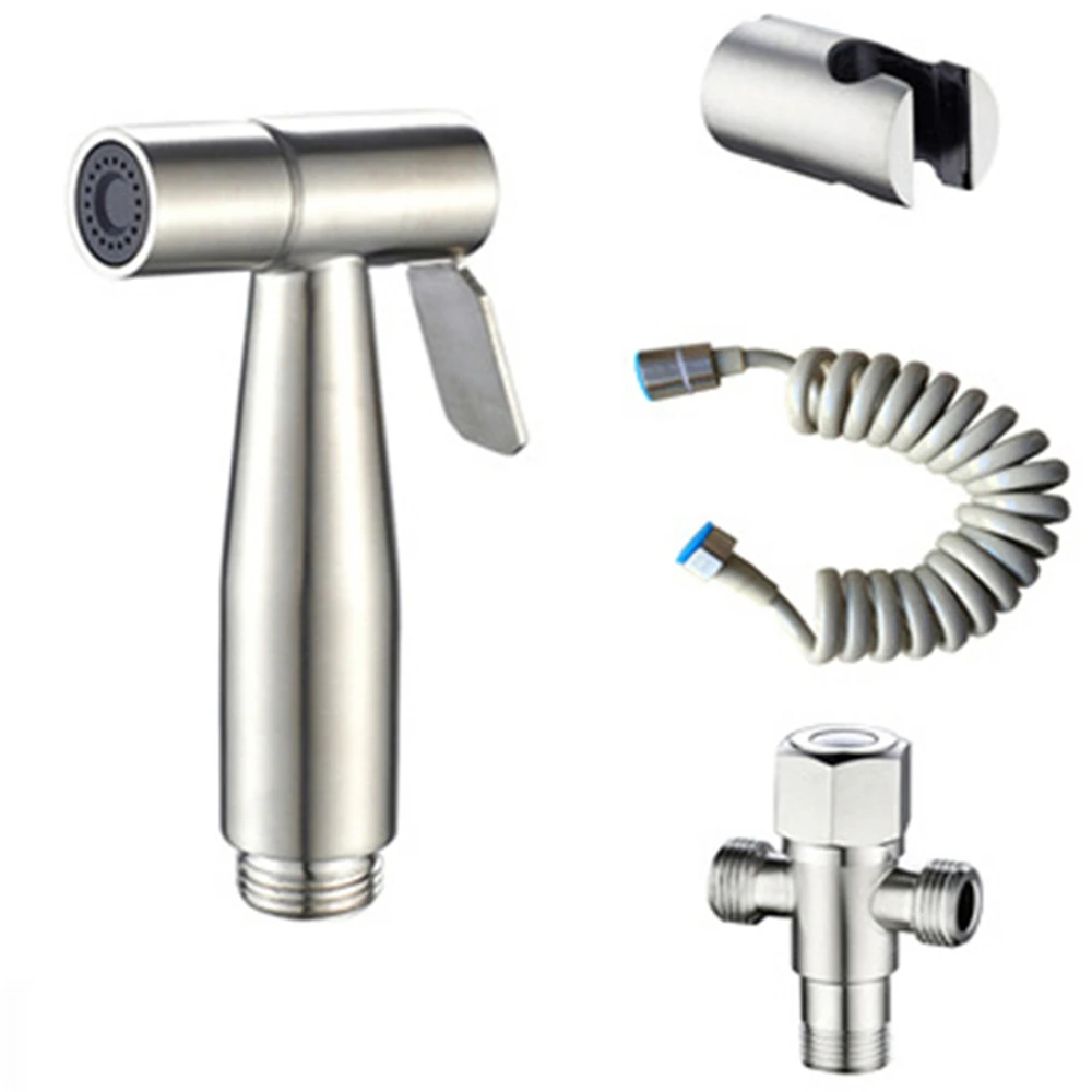 

Stainless Steel Bidet Sprayer Bidet Faucets Toilet Hand Spray Bidet Set Toilet Bidet Sprayer Self Cleaning Shower for Bathroom