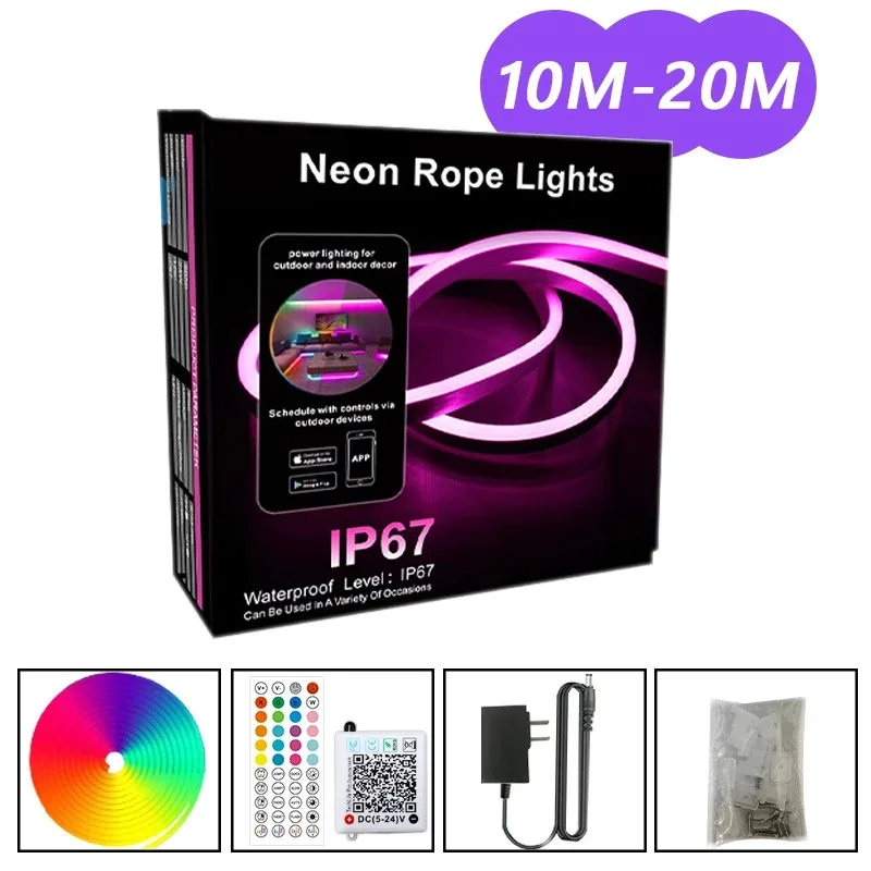 

NIMIMOON RGB Неоновая гибкая светодиодная лента 24В