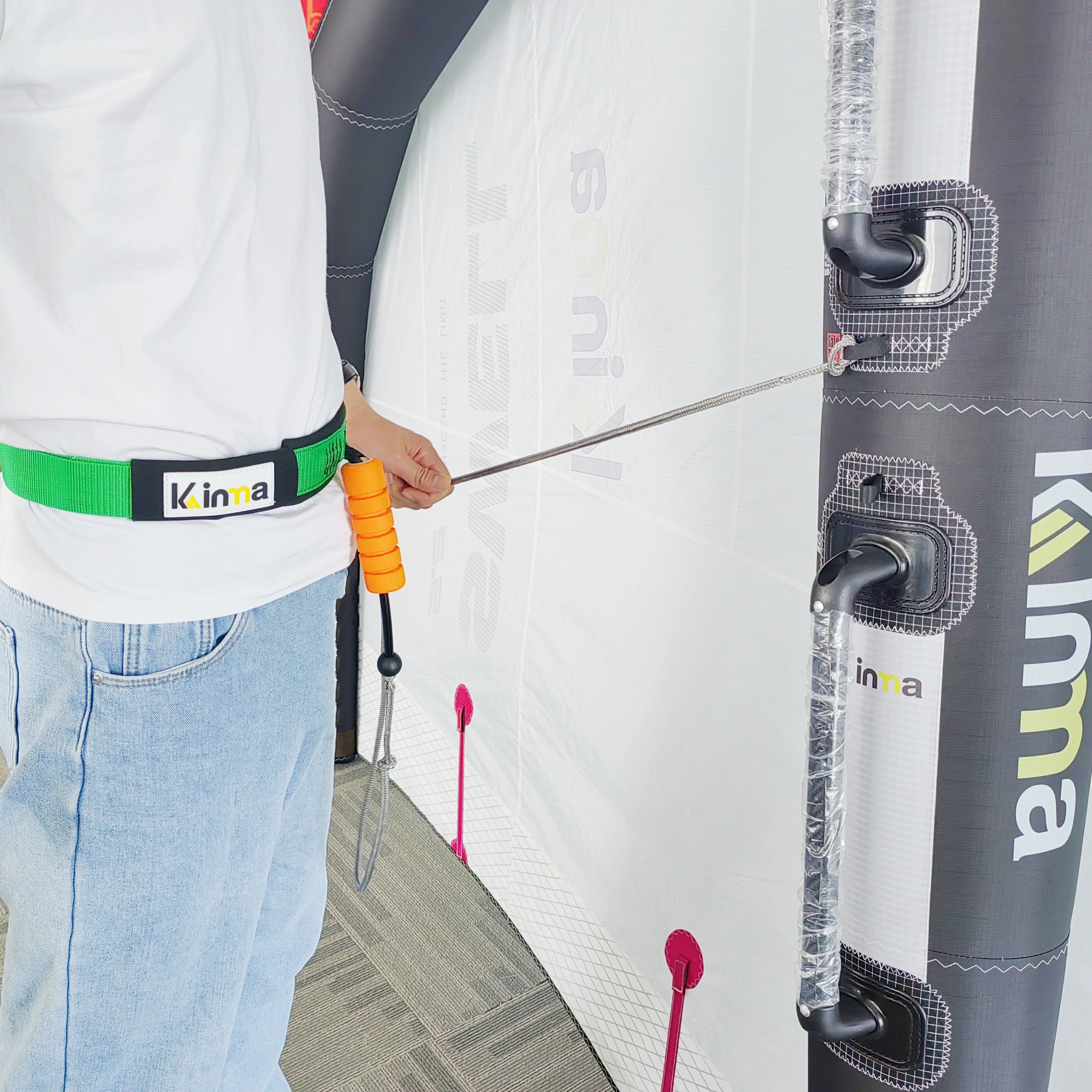 Поводок для талии Kinma регулируемое крыла из фольги с аварийным устройством