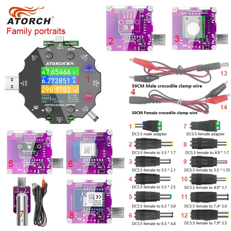 

HIDANCE WiFi USB тестер напряжения тока Type-c PD3.0