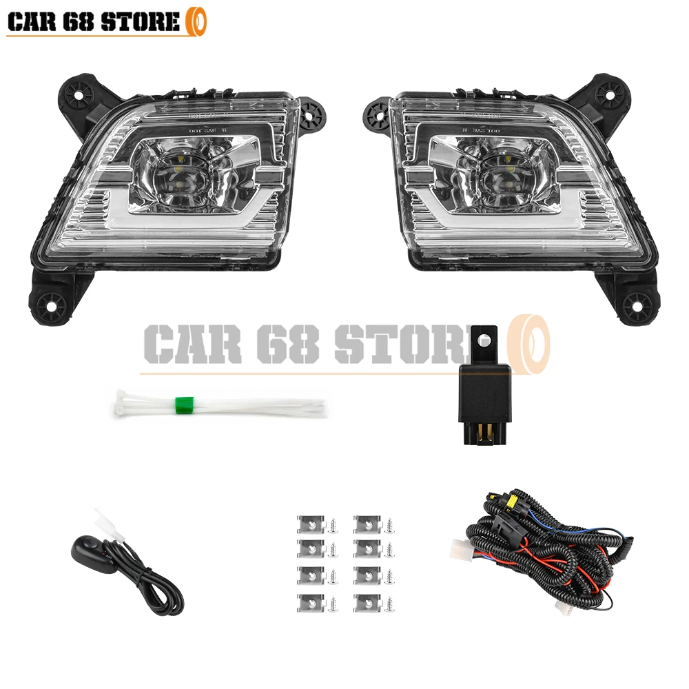 Новинка 2022 светодиодные дневные ходовые огни противотуманные фары передние s для