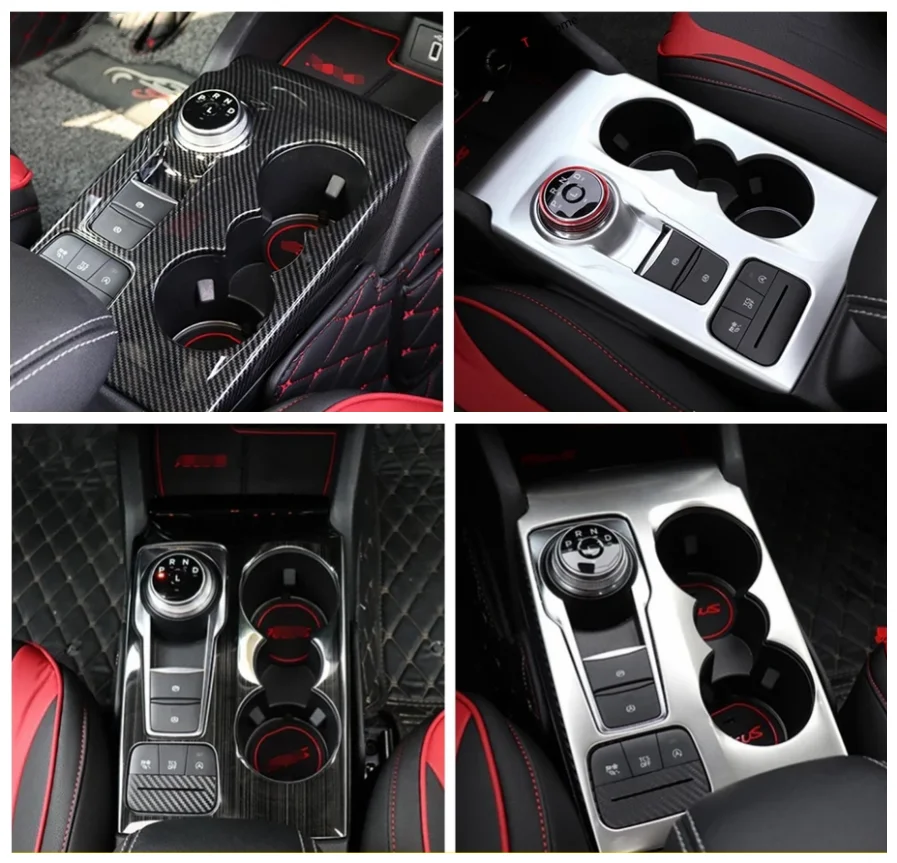 

For Ford Focus MK4 2019 2020 2021 Accessories Central Control Gear Shift Box Cover Auto Interior Styling
