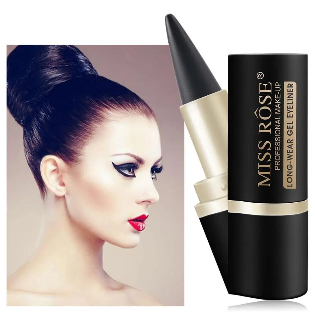 1 шт. черная водостойкая подводка для глаз кремовая долговечная легкосохнущая