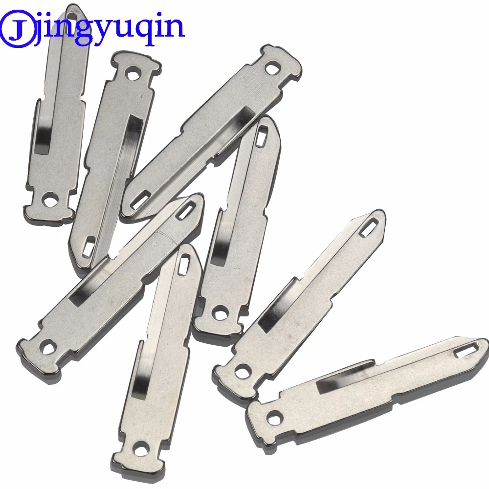 

Jingyuqin 10 шт./лот лезвие дистанционного ключа автомобиля для Renault Duster Logan Fluence Clio для Peugeot 206 306 406 106