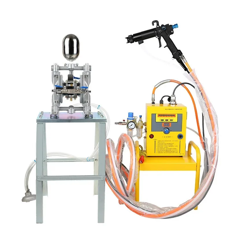 

Весь набор Ручной электростатический пистолет-распылитель жидкой краски Машина для распыления жирного лака Оборудование для покрытия