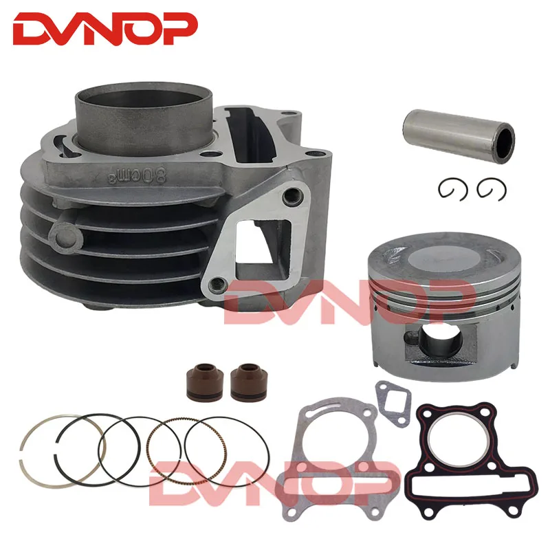 

Мотоциклетный 47 мм поршень цилиндра 13 мм Штифт Кольцо Комплект прокладок для GY6-80 GY6 80 80cc 139QMA 139QMB запасные части для двигателя