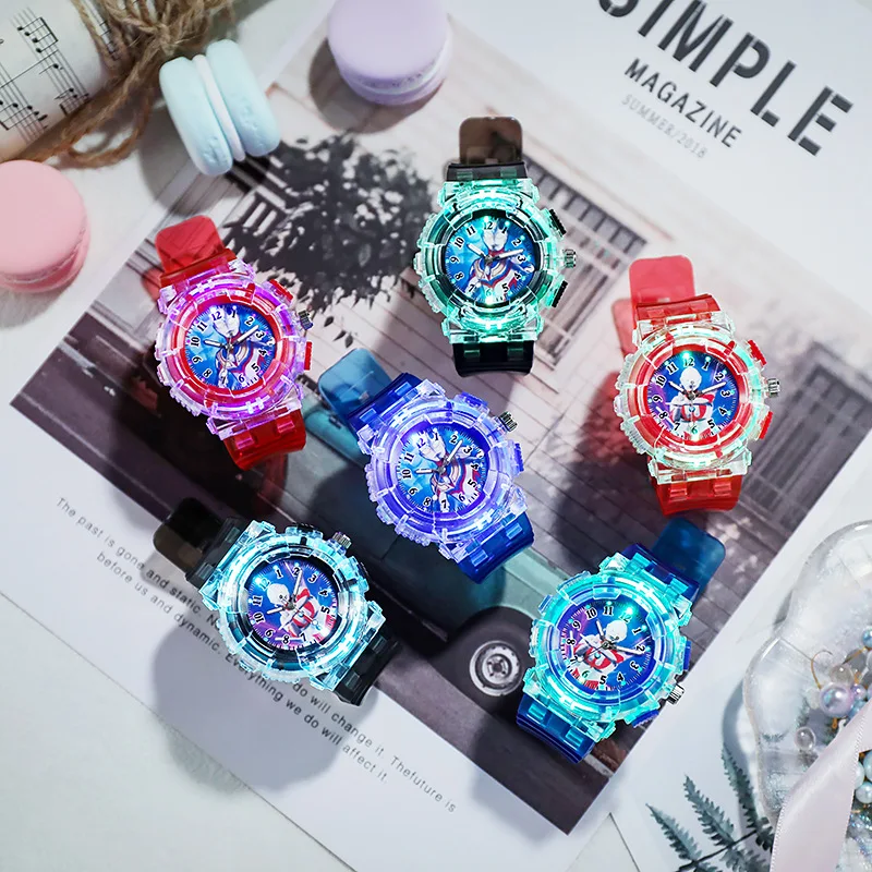 

Fashion Cartoon pattern Kids Watch Silicone Strap Children's Watches Casual Luminous Boys Girls Watch Gift Clock reloj infantil