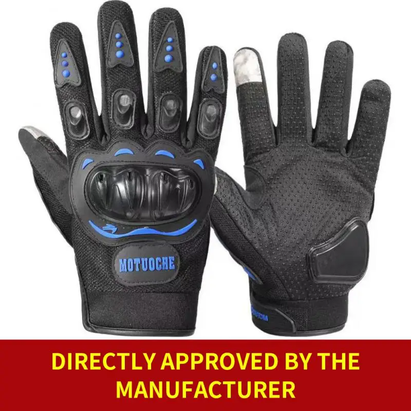 

Touch Screen Half Finger Gloves Anti Slip Motorcycle Gloves Hard Shell Breathable Outdoor Mittens Riding Mittens High Elastic