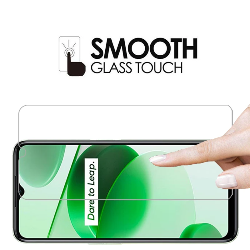 Закаленное стекло для Realme C35 чехол телефона realmec35 c 35 35c задняя крышка 360 Realmi Reali Reame