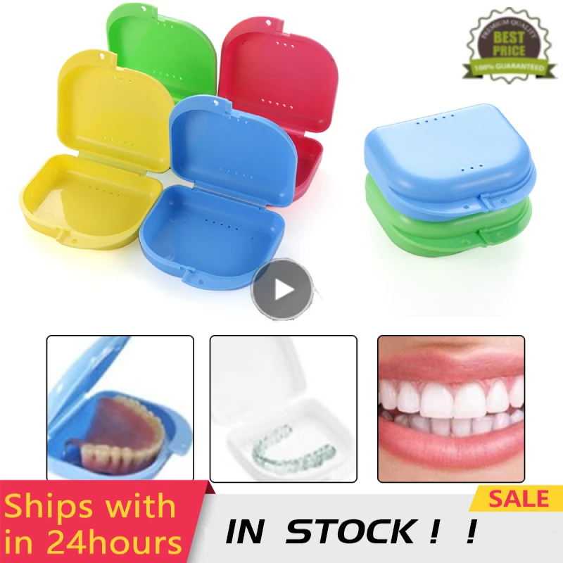 

Denture Bath Storage Box Case Teeth False Teeth Appliance Container Storage Boxes Dentures Cleaner Organizer Levert Wholesale