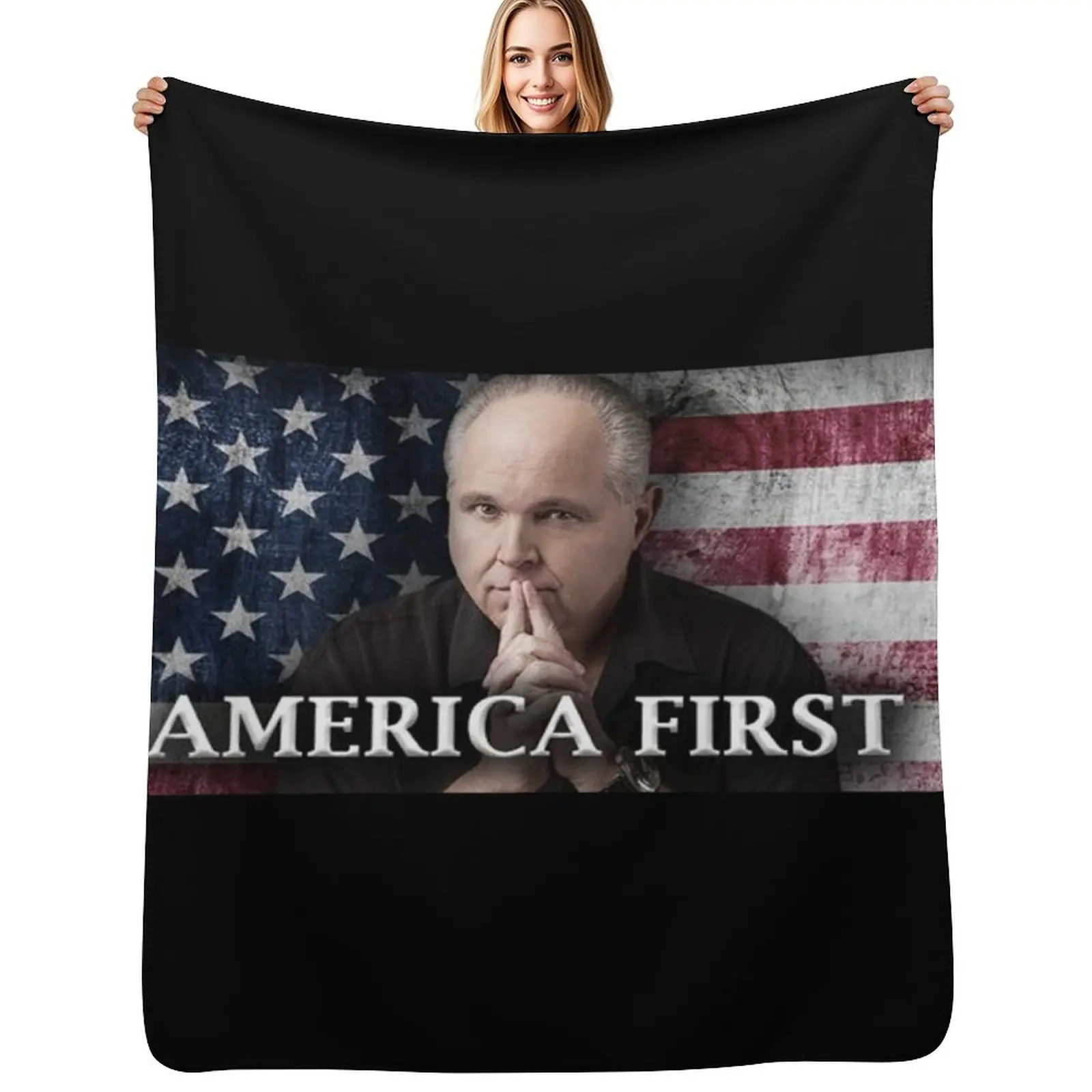 Фото Плед Design-Rush Limbaugh, теплый и уютный плед для гостиной и дивана №1