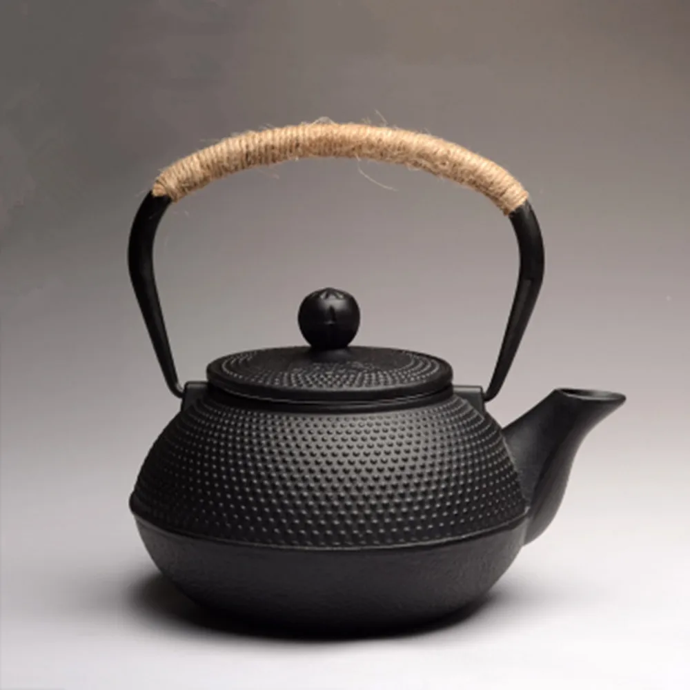 

Authentic Japanese Cast Iron Teapot Set Tea Pot Tetsubin Kettle Drinkware 800ml Kung Fu Infusers Metal Net Filter Cooking Tools