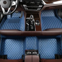 wlmwl custom leather car mat for toyota all models c hr rav4 corolla toyota land cruiser wish yaris auto accessories