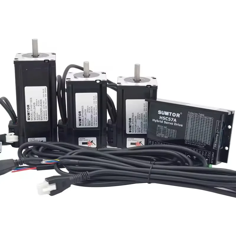 2-фазный 60 мм Nema 24 2 нм 3 Нм с шаговым сервоприводом замкнутая петля шагового