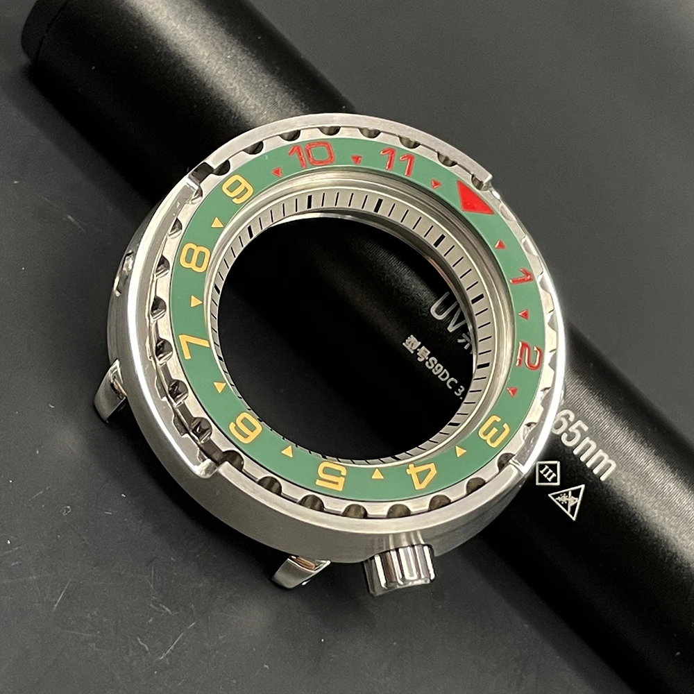 Чехол для часов Seiko Tuna из нержавеющей стали с сапфировым стеклом и керамическими