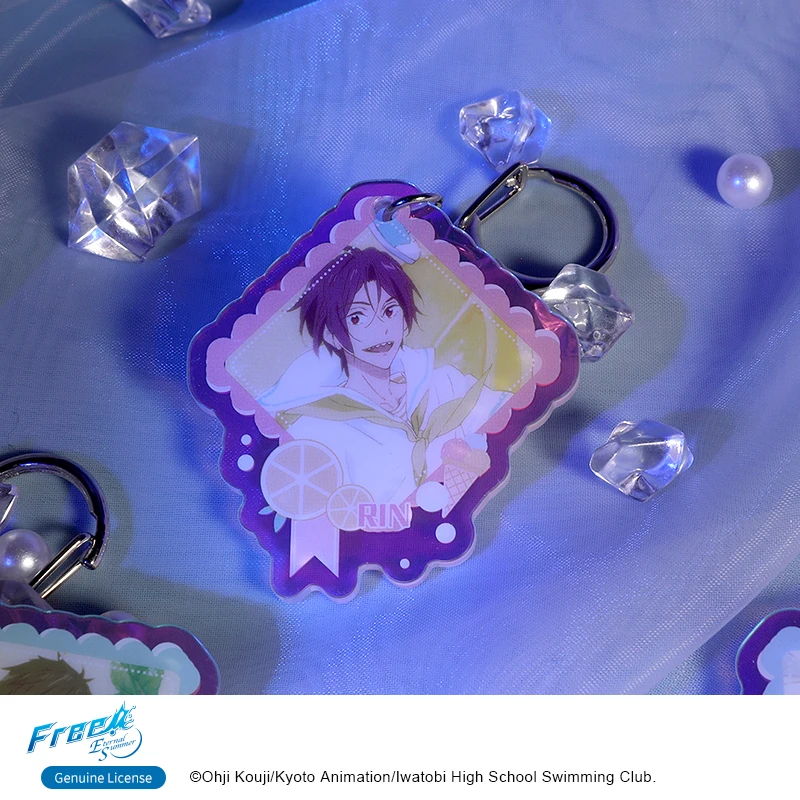 Брелок для ключей аниме Млечный Путь бесплатно! Iwatobi плавать клуб Haruka Nanase тачина