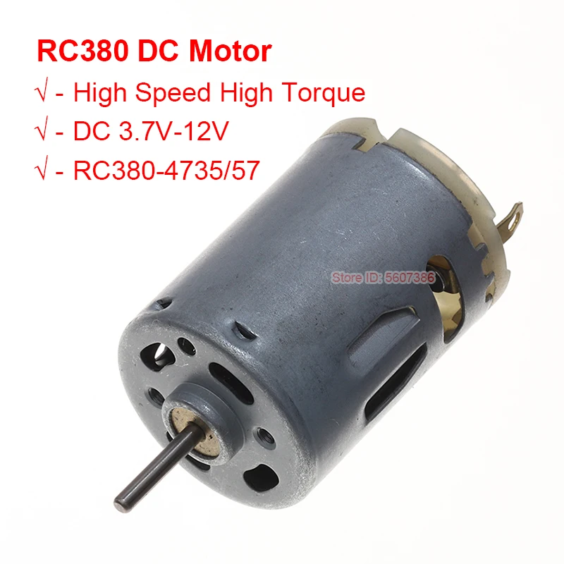 

Двигатель постоянного тока RC380 3.7-12В