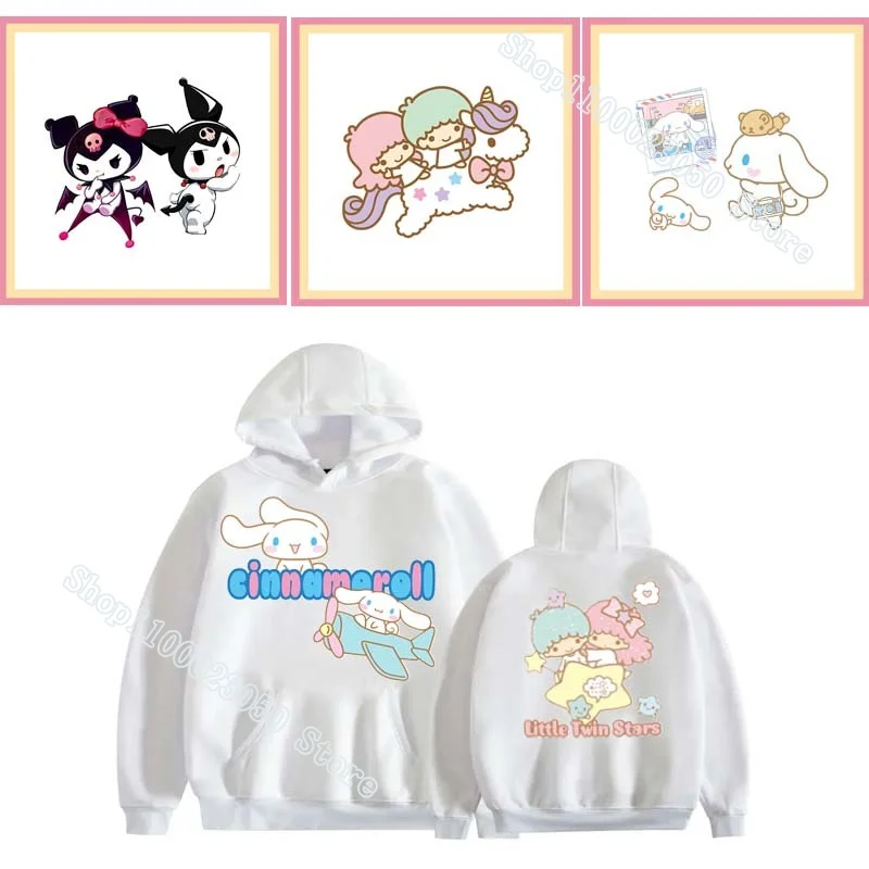 Sanrio Cinnamoroll тепловые переводные наклейки My Melody для футболки толстовки одежды | Отзывы и видеообзор -1005004266031312