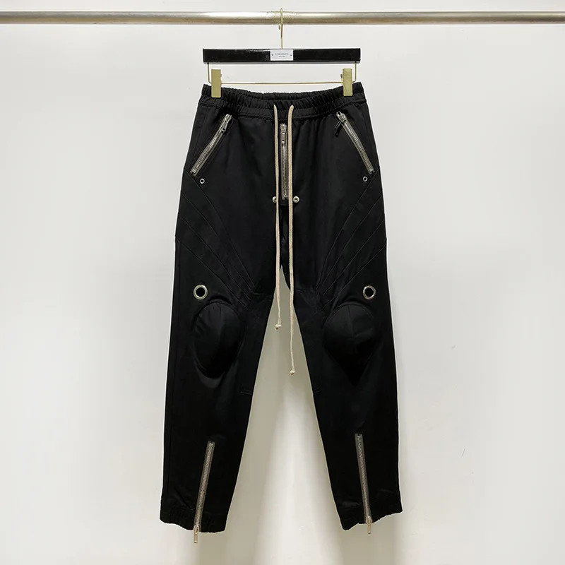2022s Rick Cargo Pants Full Length Men Trousers Streetwear Owens Zipper Men's Pants Techwear Men's Clothing Women's Pants