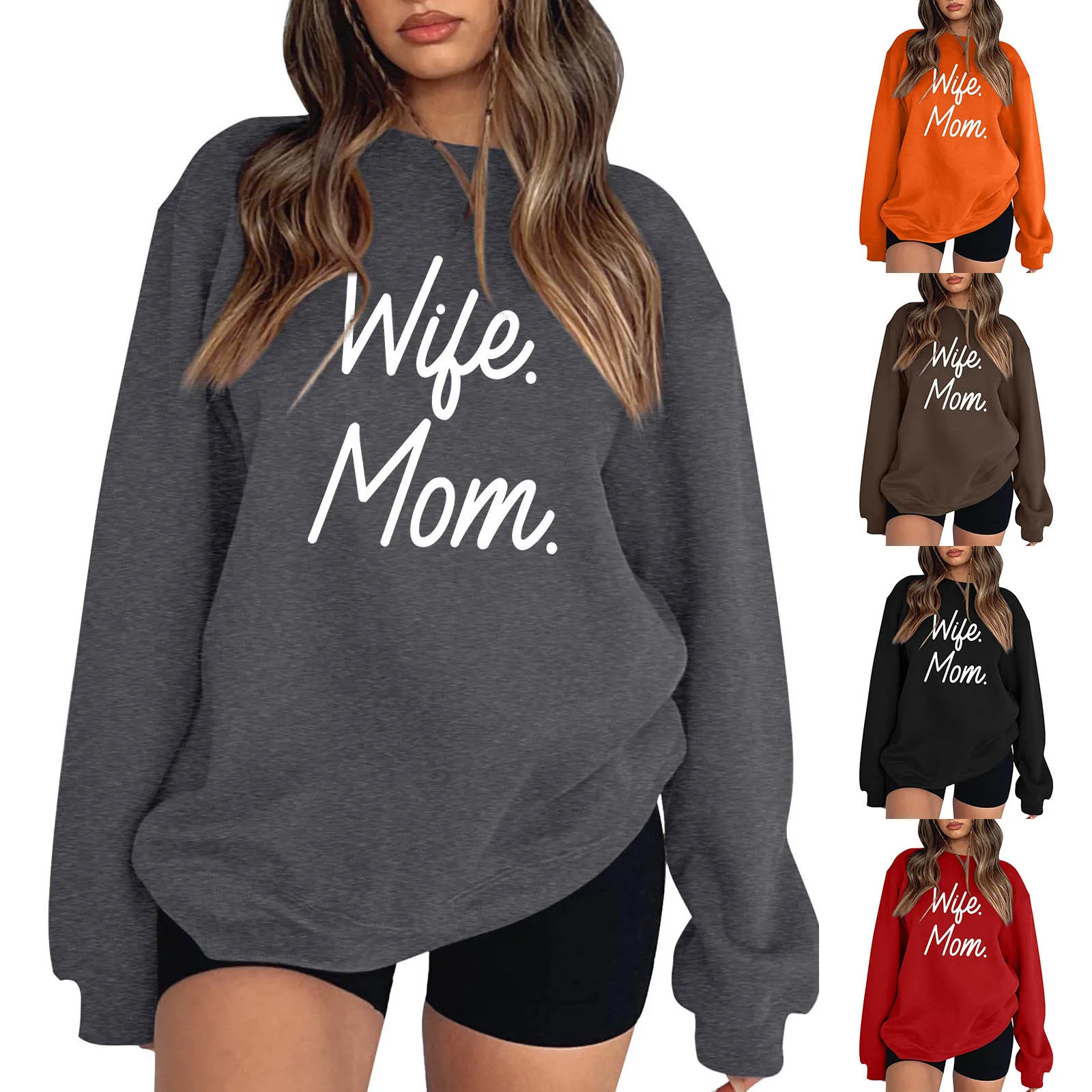 

Забавные буквы Patten для женщин, Свободный Топ, наплечный пуловер с принтом, Женский комплект, пуловер, свитера, леггинсы для женщин