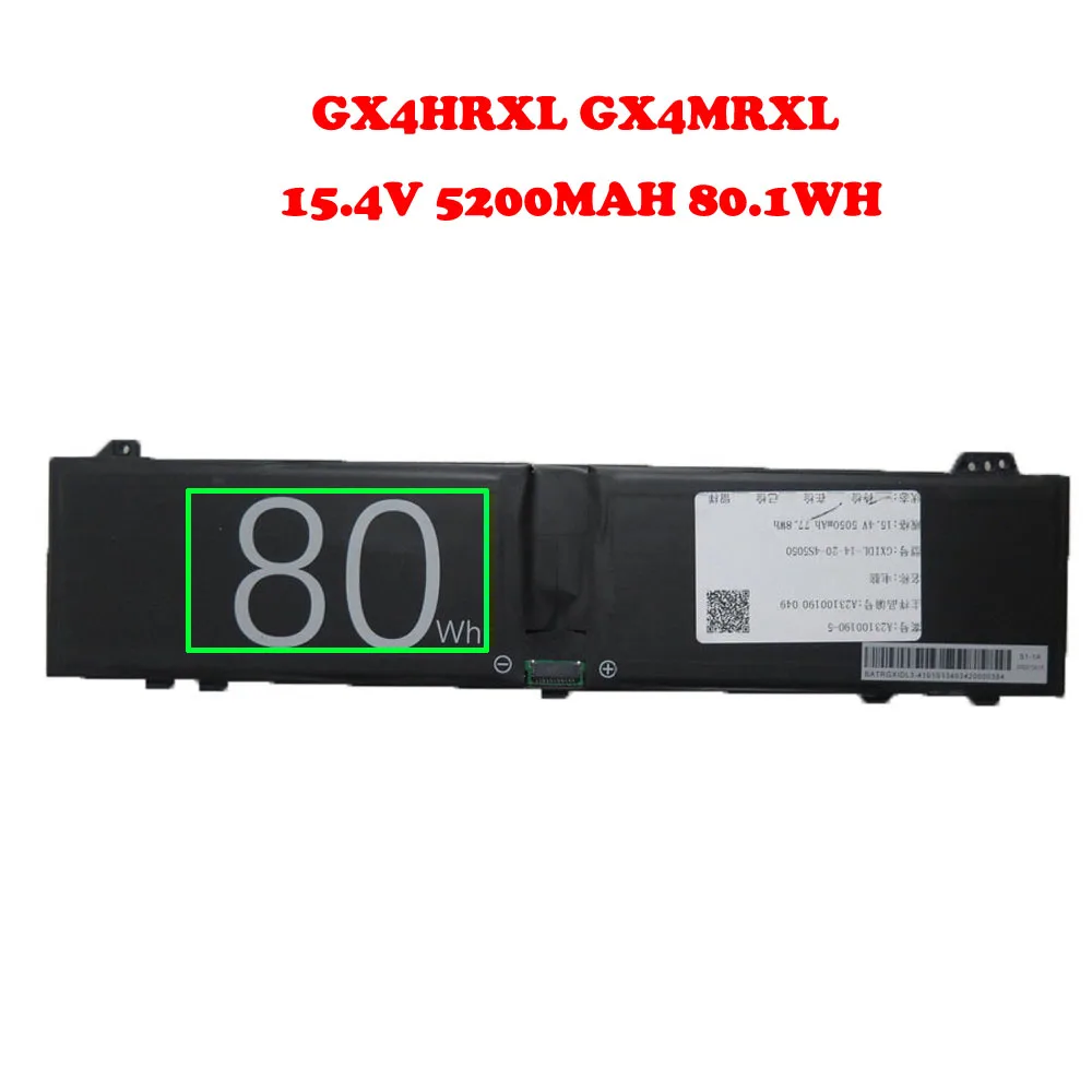 Аккумулятор для ноутбука Tongfang GX4HRXL GX4MRXL 11 55 В 5200 мАч 60 1 Вт/15 4 80 Вт контактов новый