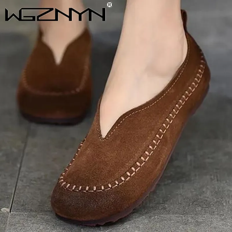 

Новинка весна-осень 2023 мягкие кожаные туфли на плоской подошве с квадратным носком на мягкой подошве Удобные туфли в стиле ретро повседневные женские туфли