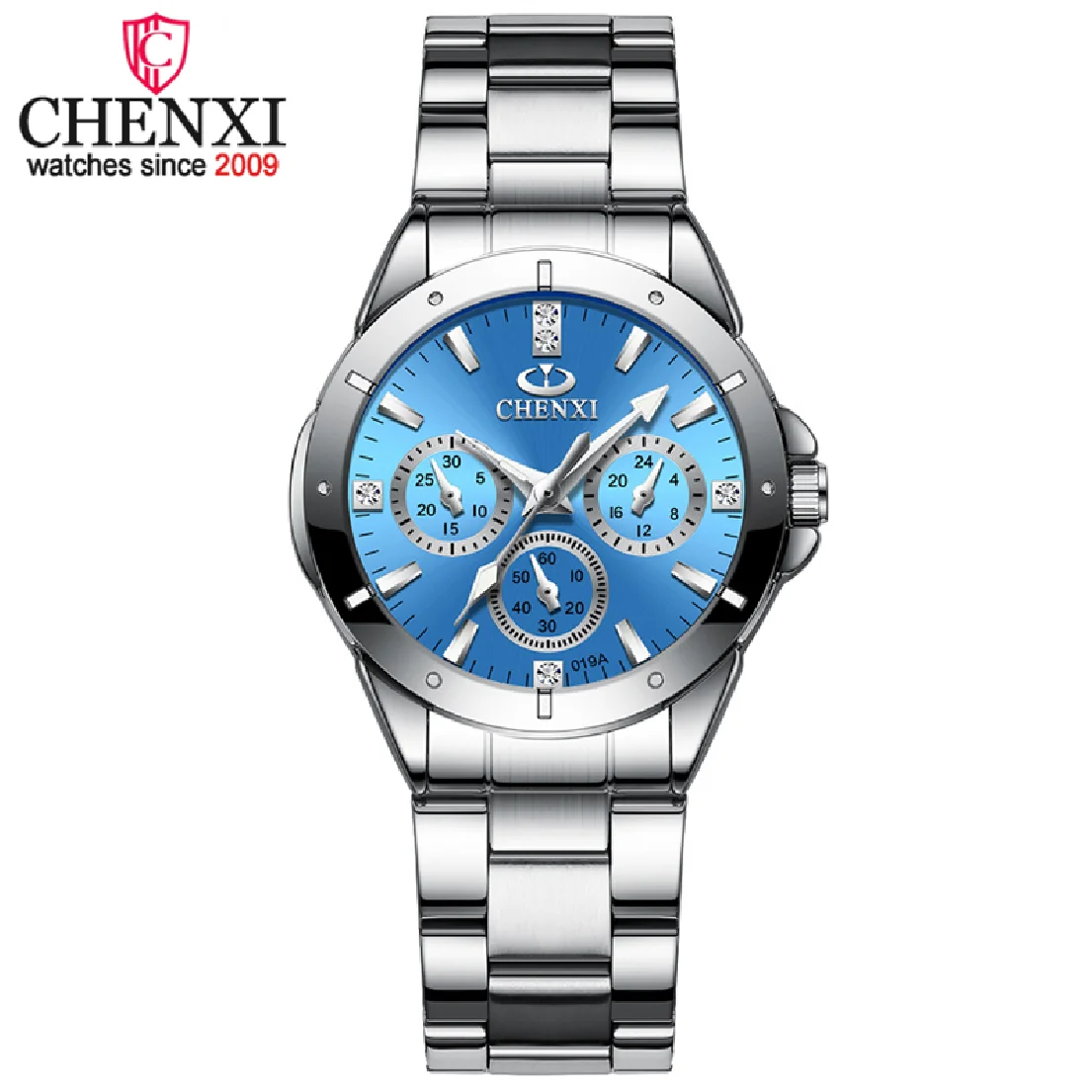 

CHENXI Women's Fashion Steel Watches Womens Simple style Females Quartz-watch Ladies Luxurious Brands Wristwatch Relojes Mujer