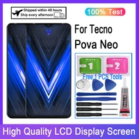 original for tecno pova neo le6 lcd display touch screen digitizer replacement