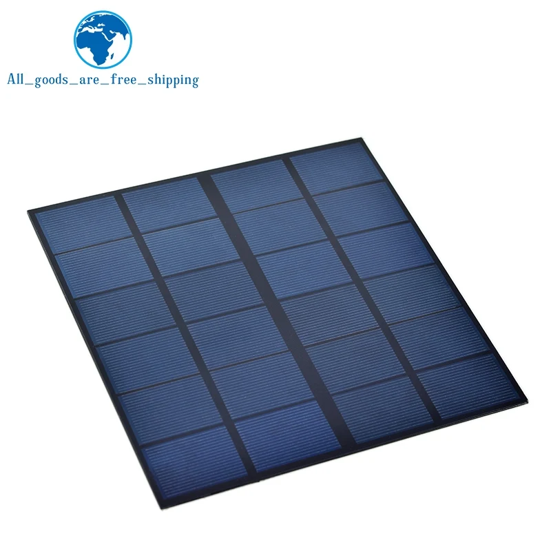 TZT 6 В 660 мА 4 Вт Солнечная панель Поликристаллическая 170*170 мм Мини система Sunpower DIY