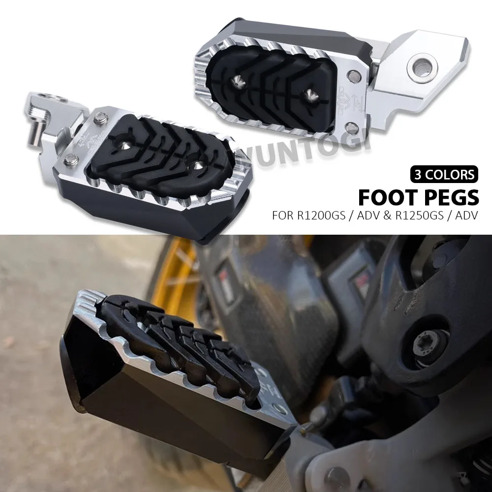

New R1250GS R1200GS Motorcycle Front Foot Pegs Adjustable Footrest Footpegs For BMW R 1200 GS ADV R 1250 GS Adventure ADVENTURE