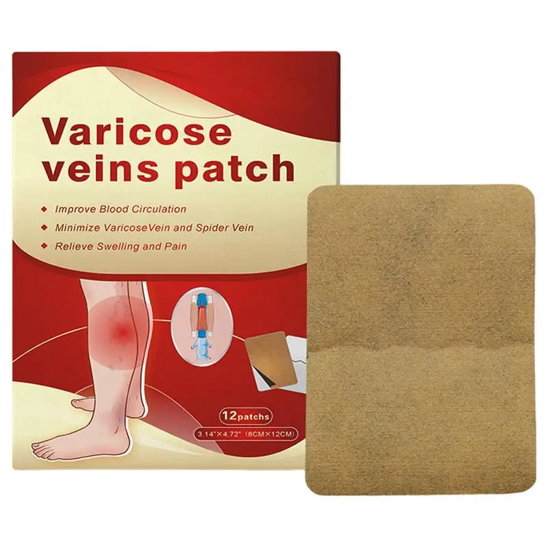 

Varicose Vein Patches For Legs 12pcs Varicose Vein Relief Stickers Spider Vein Treat Strengthens Capillary Health Improves