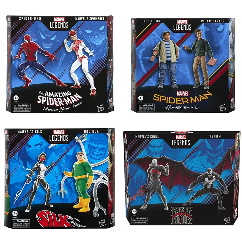 

Action Figure Ml Into Spider Verse Morales Dutch Dined Noir Gwen Prowler Iron Spider Man Dr Octopus Venom 6" Toys