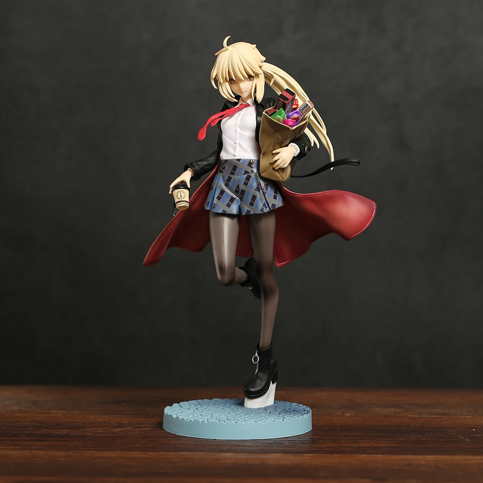 

FGO Fate/Grand Order Saber/Altria Pendragon Alter Heroic Spirit Traveling Outfit Ver PVC Figure Doll Collectible Figurine Toy