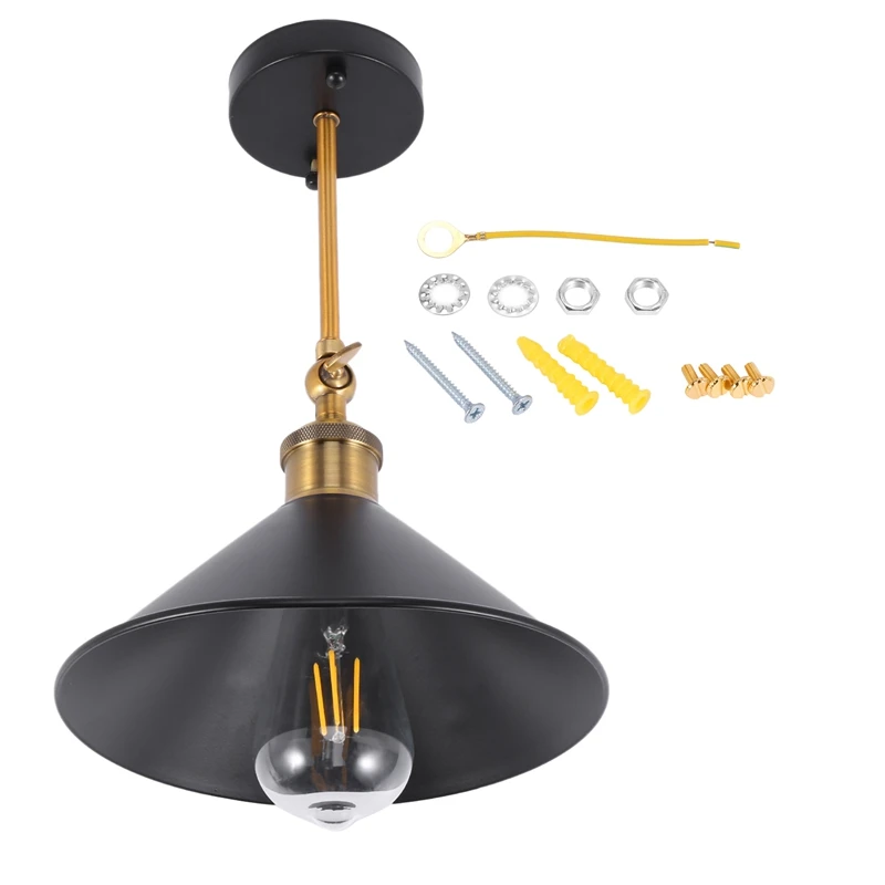 

Industrial Wall Lamp E27 Base Retro Attic LED Wall Lights Stairs Bathroom Iron Wall Lights