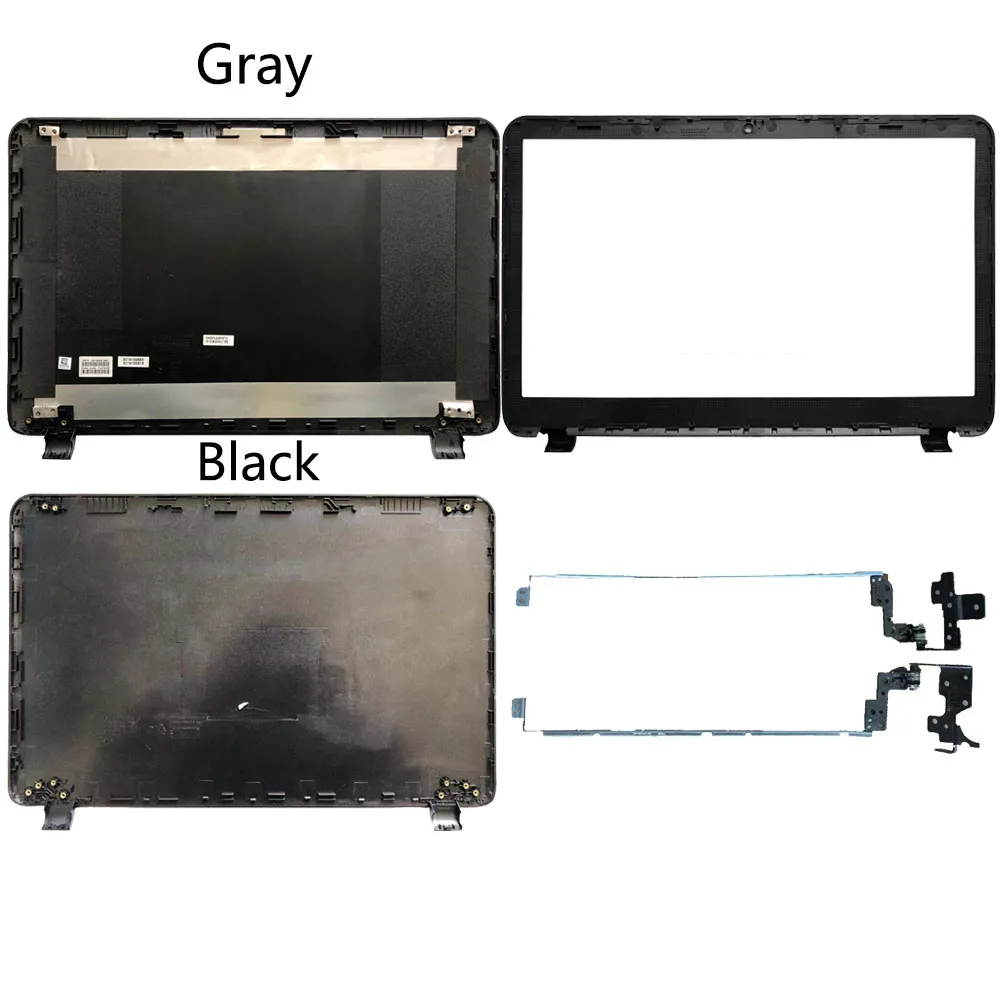 

New Case For HP 15-R 15-G 15-H 250 G3 255 G3 Gray Black LCD Back Cover/Front Bezel/Hinges