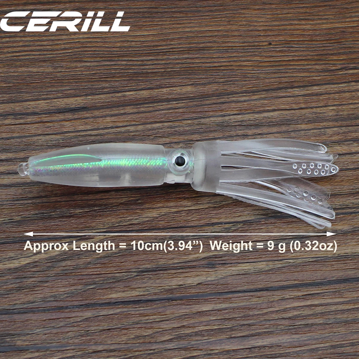 Лот 5 Cerill 31 см 40 г красочный Осьминог Мягкая фотоюбка джиг воблеры силиконовые