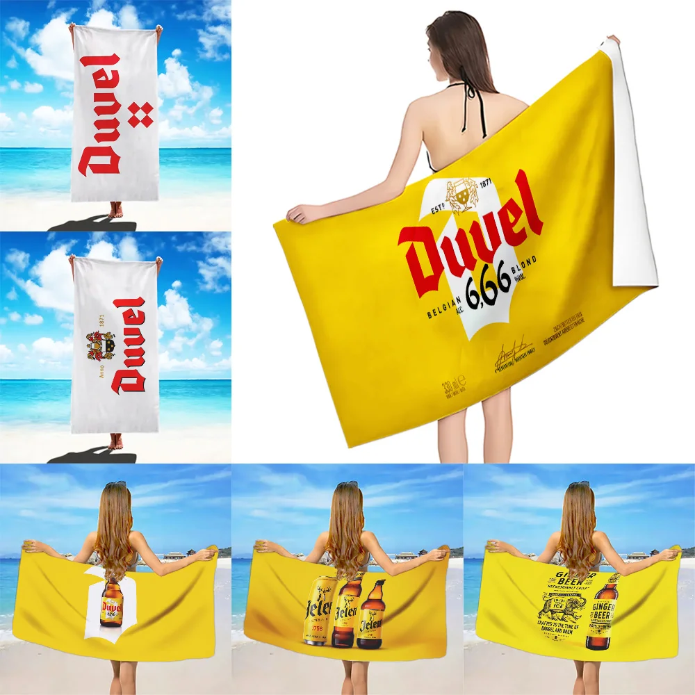 D-DuvelS Пляжное полотенце из микрофибры без песка Быстросохнущие мягкие