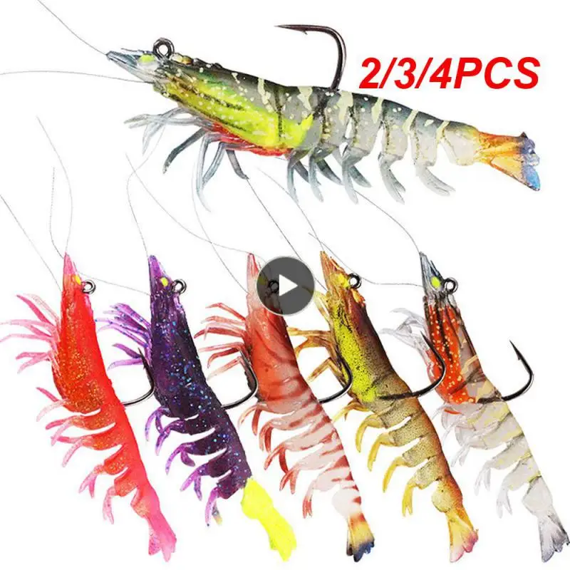 

2/3/4PCS 13cm Soft Worm Bait Silicone 1 Piece Of Whopper Popple Bait 40g Soft Squid Hook And Reed Bud Bai