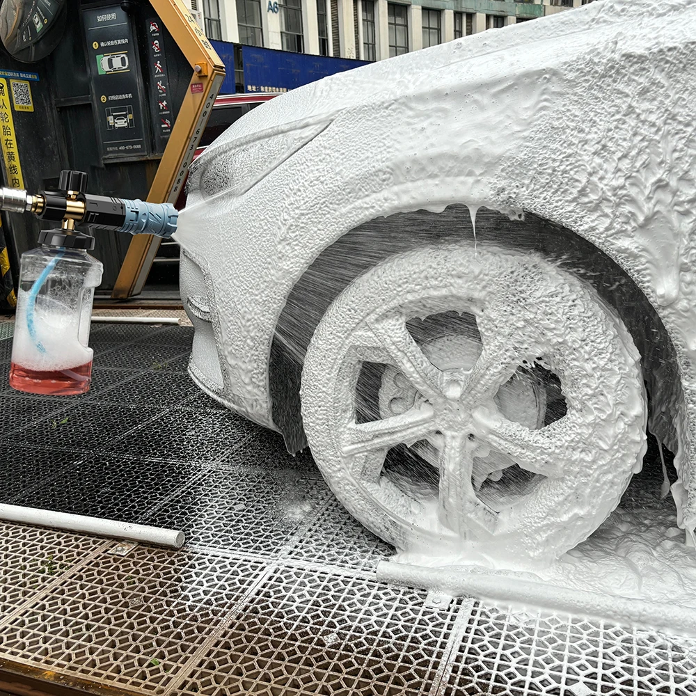 Пистолет ROUE высокого давления для очистки снежной пены 1 л пятицветная насадка