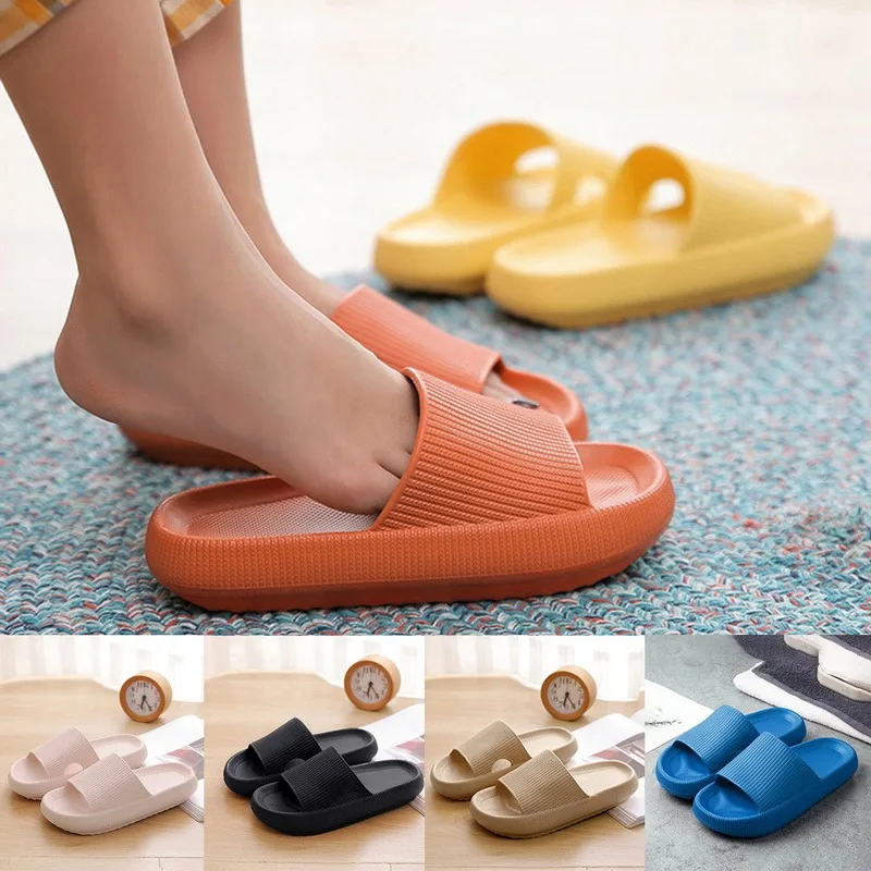 

Female Flipflop Women's Slippers Women's Wedge Sandals Thick Platform Slippers Beach Eva Soft Sole Sandals Leisure Men Indoor Ba