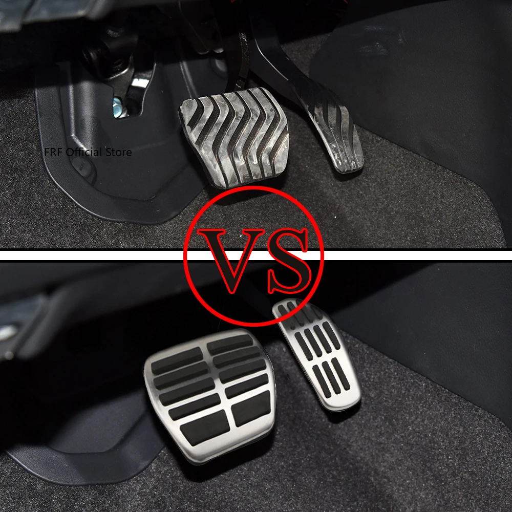 Фото Автомобильные педали AT MT для Renault Megane IV 2016 2017 2018 2019 2020 2021 2022, газовый топливный тормоз, нержавеющая сталь, Нескользящие педали №2