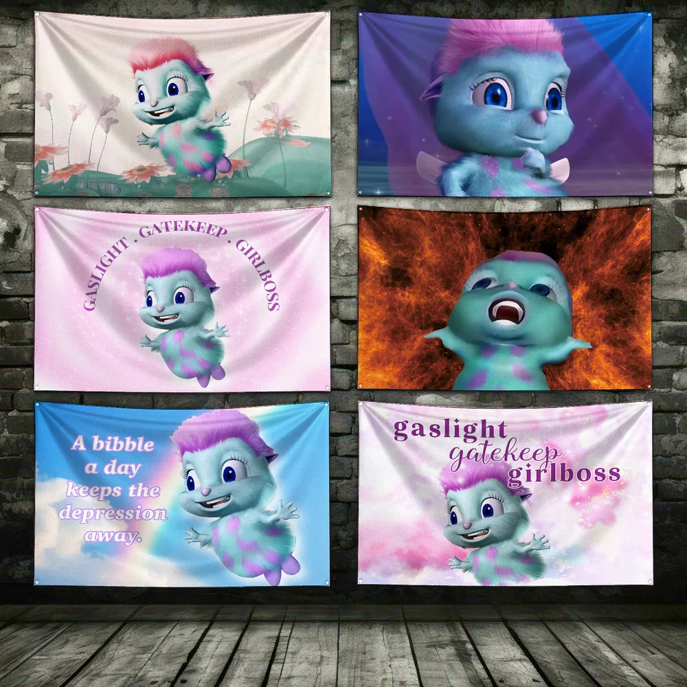 3x5 футов Bibble Memes флаг полиэстер цифровая печать баннер для гаража настенное