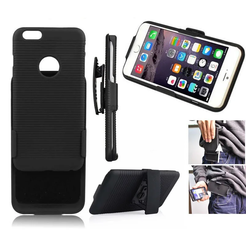 

For Iphone 11 Pro Max Hybrid Holster Defender Builder Striped BELT CLIP Case for Iphone X Xs Max XR 7 8 Plus Phone Back Cover