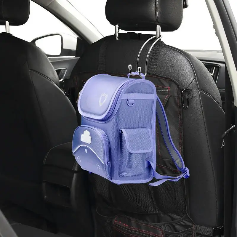 

Car Seat Headrest Hooks Stainless Steel Purse Hanger Headrest Hook Holder Behind Over The Seat Hooks For Car Seat Organizer