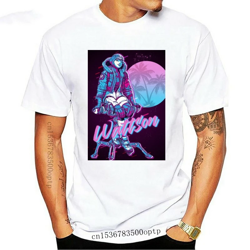 

Camiseta Retro de los años 80 de Apex Legends, camisa de apex legends, apex legends, Wattson, nueva