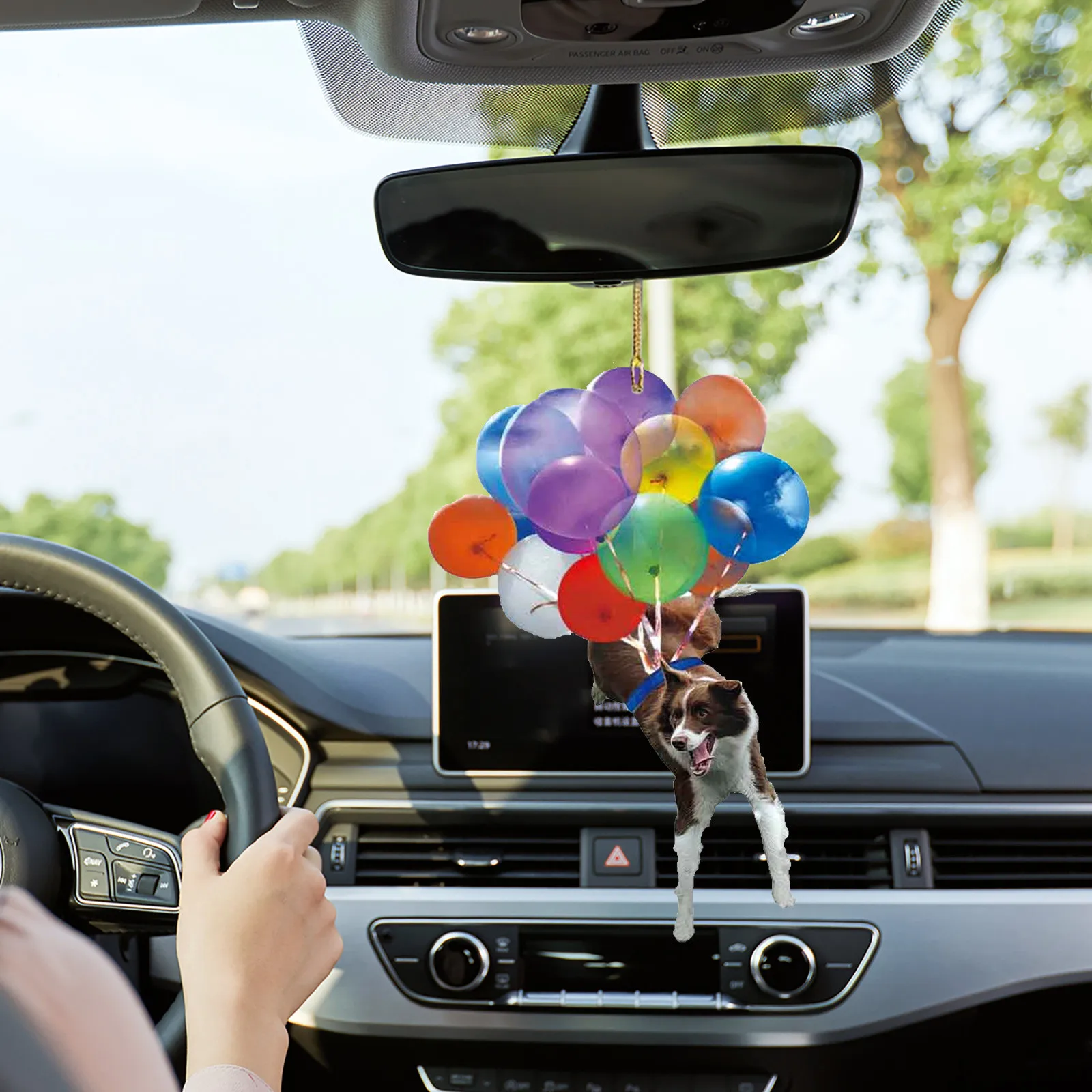 

Украшения для дома, подвеска-подвеска с изображением собаки, летающих пузырей, рюкзак, милые украшения и подвески