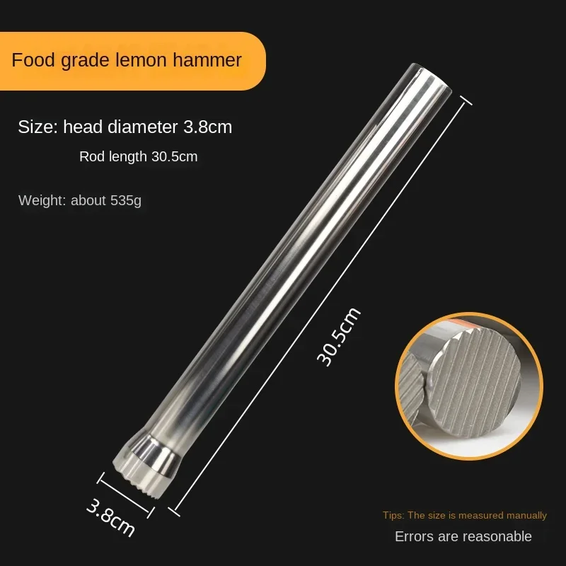 Пищевой хрустящий соковыжимальный стакан для лимона молоток измельчения льда