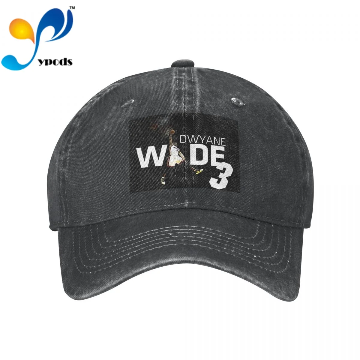

New Brand Anime Dwyane Wade Snapback Cap Cotton Baseball Cap Men Women Hip Hop Dad Hat Trucker